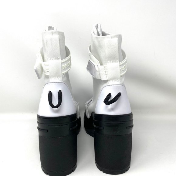 Converse Platform Heel Boots Women's Size 9 563469C CTAS Gr 82 Xx-Hi White Black - Picture 4 of 8
